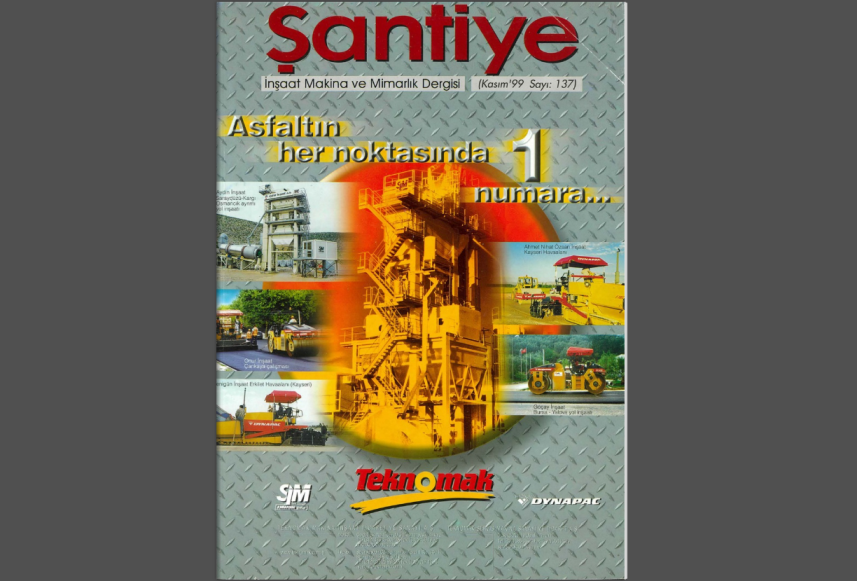Şantiye'nin Kasım 1999 (137.) Sayısı Yayında
