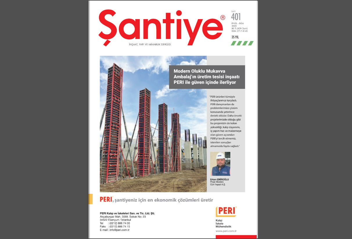 Şantiye®nin 401. Sayısı Yayınlandı
