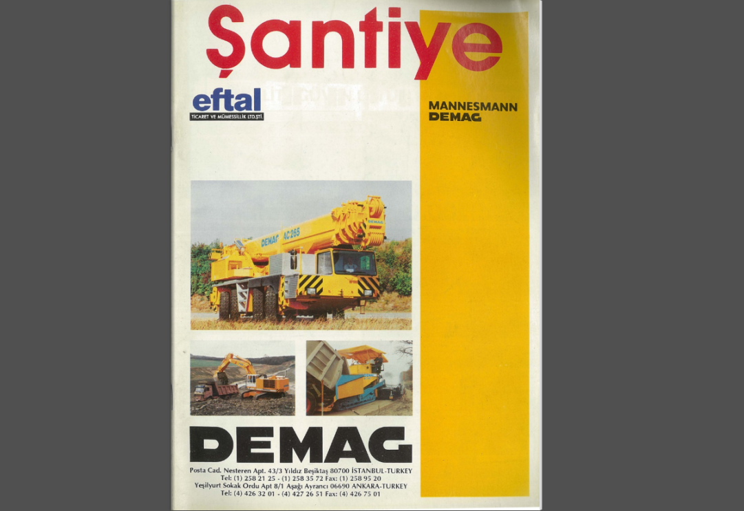 Şantiye'nin Nisan 1992 (47.) Sayısı Yayında