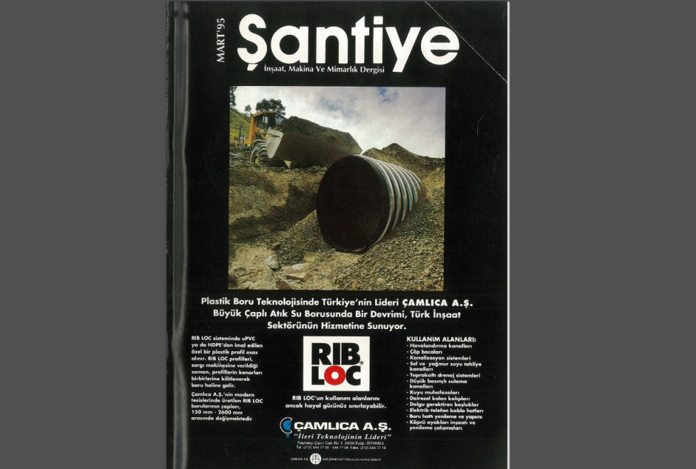 Şantiye'nin Mart 1995 (81.) Sayısı Yayında