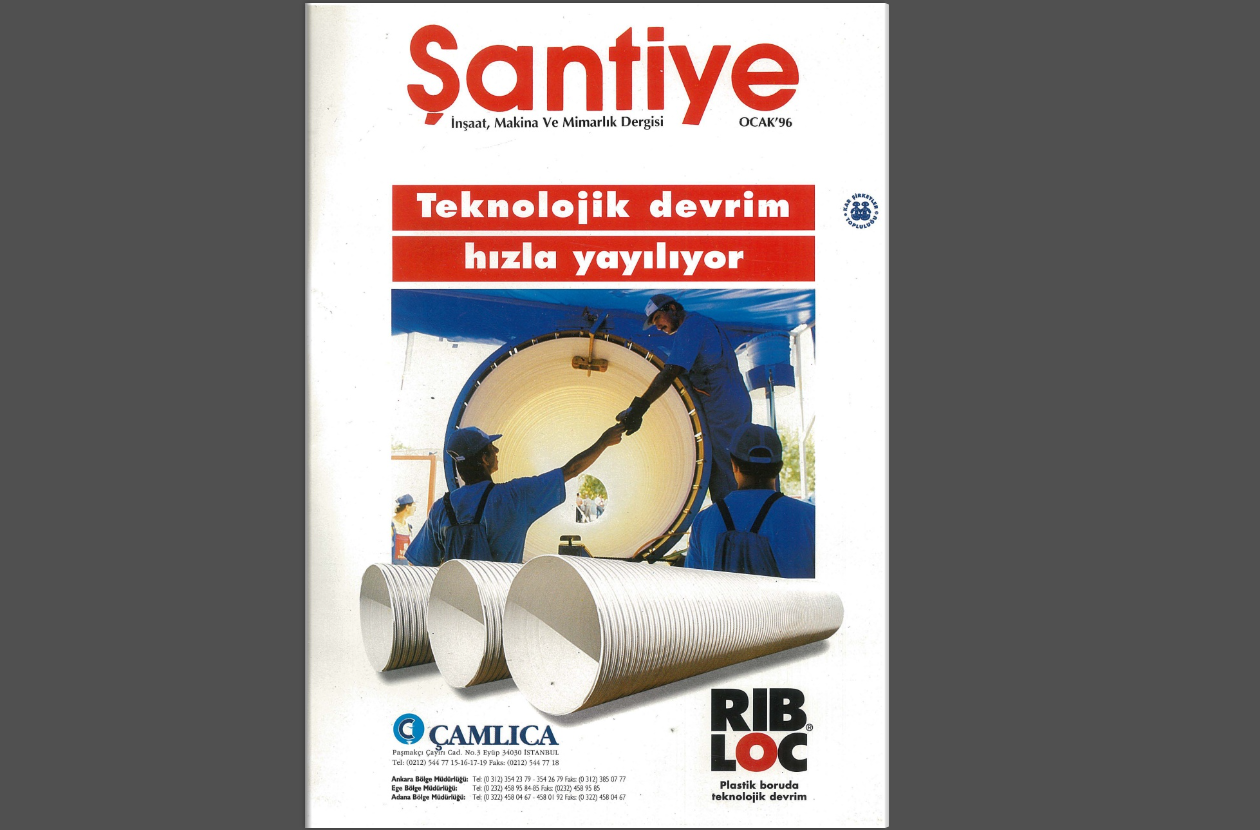 Şantiye'nin Ocak 1996 (91.) Sayısı Yayında
