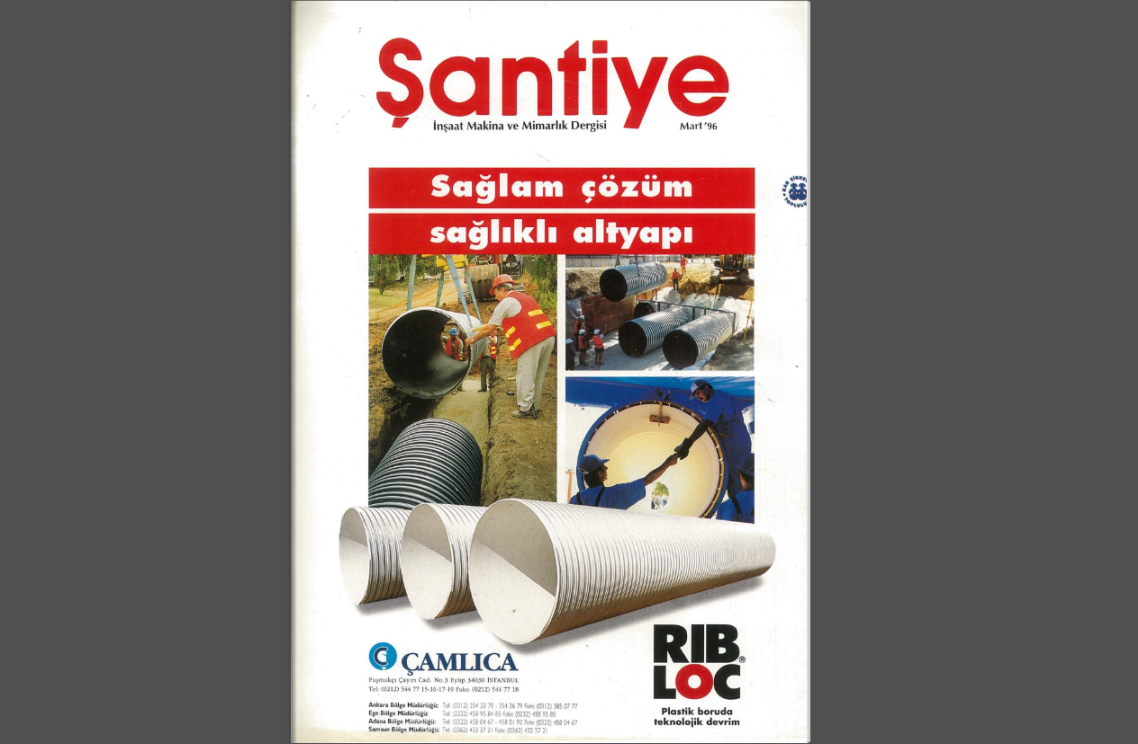 Şantiye'nin Mart 1996 (93.) Sayısı Yayında