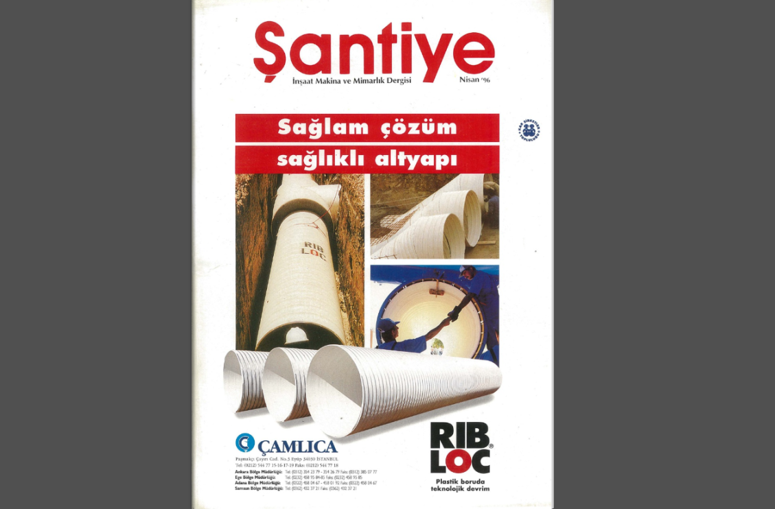 Şantiye'nin Nisan 1996 (94.) Sayısı Yayında