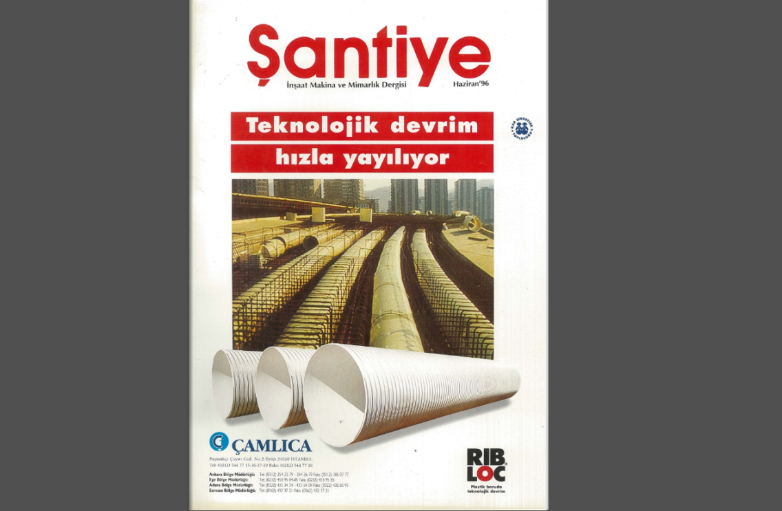 Şantiye'nin Haziran 1996 (96.) Sayısı Yayında