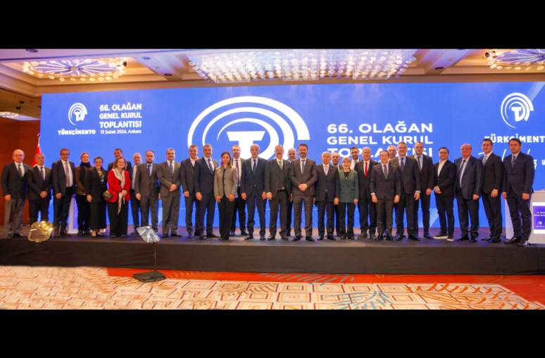 TÜRKÇİMENTO’NUN 66’NCI SEÇİMLİ GENEL KURULU ANKARA’DA GERÇEKLEŞTİ
