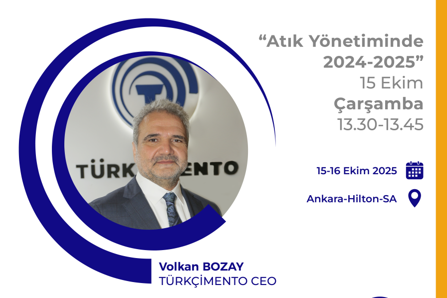 TÜRKÇİMENTO CEO'su Volkan Bozay: “Atık endüstrisi ve çevre yönetimi ile sürdürülebilir bir gelecek inşa ediyoruz"